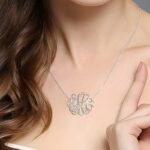 Embrace Your Story – Sterling Silver Monogram Necklace – A Timeless Treasure for Her - Image 3
