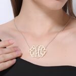 Embrace Your Identity – XL Sterling Silver Monogram Necklace – A Timeless Treasure for You or Someone Special - Image 3