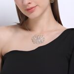 Embrace Your Identity – Bold XXL Monogram Necklace in Sterling Silver – A Statement for Her - Image 3