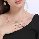 Embrace Your Identity – Bold XXL Monogram Necklace in Sterling Silver – A Statement for Her - Image 4