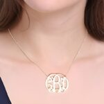 Embrace Your Signature Style – Sterling Silver Monogram Necklace – A Timeless Treasure for You or Someone Special - Image 3