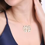 Embrace Your Signature Style – Sterling Silver Monogram Necklace – A Timeless Treasure for You or Someone Special - Image 4