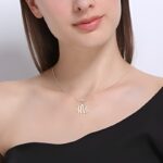 Wear Your Story Close – Delicate Three-Initial Sterling Silver Necklace – A Timeless Treasure for Her - Image 3