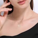 Wear Your Story Close – Delicate Three-Initial Sterling Silver Necklace – A Timeless Treasure for Her - Image 4