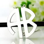 Carry Your Story Close – Sterling Silver Double Initial Monogram Pendant – A Timeless Treasure for Loved Ones - Image 2