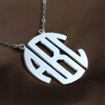 Carry Their Initial Close – Sterling Silver Block Monogram Pendant Necklace – A Timeless Treasure for Loved Ones - Image 4