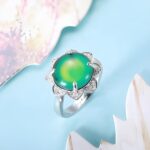 Embrace Your Ever-Changing Spirit – Sterling Silver Mood Ring – For Moments of Reflection and Joy - Image 2