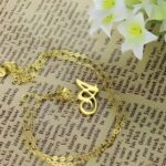 Embrace Your Story – Elegant Initial Necklace in 18K Gold Plating – A Timeless Treasure for You or a Loved One - Image 4