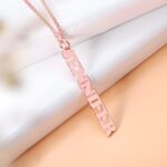 Embrace Your Story – Vertical Name Necklace in Sterling Silver – A Subtle Treasure for Her - Image 8