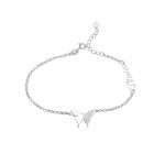 Personalized butterfly anklet for her gift