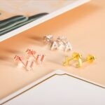 Carry Your Story Close – Initial Stud Earrings with Birthstone Sparkle – A Thoughtful Keepsake for Every Day - Image 5