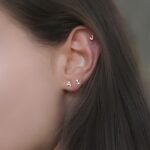 Carry Your Story Close – Initial Stud Earrings with Birthstone Sparkle – A Thoughtful Keepsake for Every Day - Image 7