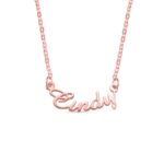Embrace Your Joyful Spirit – Custom Name Necklace with Smiling Arc – A Cherished Treasure for Her - Image 3