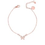 Embrace Grace and Luck – Sterling Silver Butterfly Anklet – For Moments That Sparkle by the Sea or Celebration - Image 3