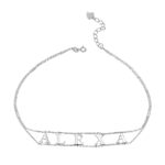 Personalized initial choker necklace for unique stories