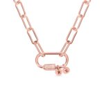 Embrace Bold Elegance – Chunky Paperclip Chain Necklace – A Stylish Treasure for Her - Image 2