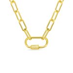 Embrace Bold Elegance – Chunky Paperclip Chain Necklace – A Stylish Treasure for Her - Image 5