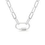 Embrace Bold Elegance – Chunky Paperclip Chain Necklace – A Stylish Treasure for Her - Image 7