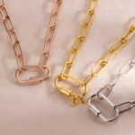 Embrace Bold Elegance – Chunky Paperclip Chain Necklace – A Stylish Treasure for Her - Image 9