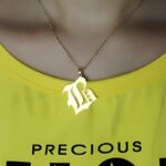 Embrace Timeless Elegance – Custom Old English Initial Charm Necklace – A Bold Statement for Him - Image 4