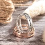 Embrace Your Story – Twisted Rope Name Ring in Rose Gold – For Cherished Connections - Image 3