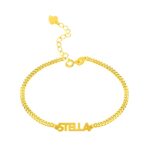 Personalized name bracelet and anklet for unique identity