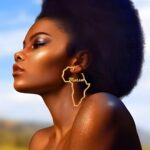 Embrace Heritage and Style – Custom African Map Hoop Earrings – Celebrate Identity with Every Wear - Image 5