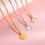 Embrace Your Story – Rose Gold Initial Link Bracelet & Necklace Set – A Timeless Treasure for Her - Image 4