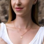Embrace Your Story – Elegant Initial Link Necklace in Rose Gold – A Timeless Treasure for Her - Image 3