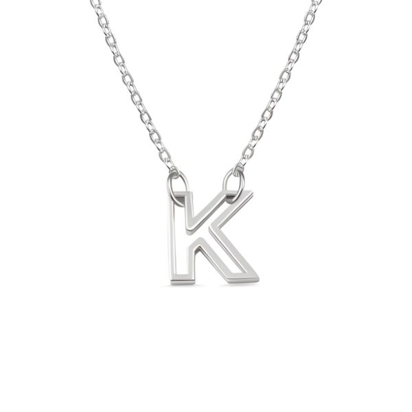Personalized initial necklace for her, a timeless treasure