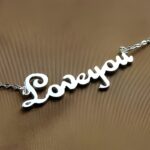 Whisper Your Love – Sterling Silver Name Necklace – A Tender Treasure for Your Beloved - Image 3