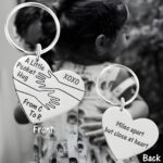 Carry My Heart Close – Engraved Pocket Hug Keychain – For Cherished Long Distance Connections - Image 5