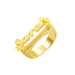 Wear Your Story – Elegant Script Name Ring – Celebrate Your Unique Journey - Image 4