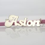 Carry Your Name with Grace – Sterling Silver Script Name Necklace – A Timeless Treasure for Every Moment - Image 2