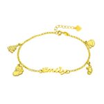 Embrace the Magic of Christmas – Sterling Silver Name Bracelet – A Cherished Holiday Keepsake for Loved Ones - Image 2