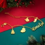 Embrace the Magic of Christmas – Sterling Silver Name Bracelet – A Cherished Holiday Keepsake for Loved Ones - Image 4
