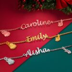Embrace the Magic of Christmas – Sterling Silver Name Bracelet – A Cherished Holiday Keepsake for Loved Ones - Image 5