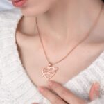 Embrace Your Love Story – Heart Arrow Name Necklace – For Cherished Moments Together - Image 8