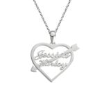Heart Arrow Name Necklace for cherished moments