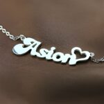 Carry Love Close – Heart Name Necklace in Sterling Silver – A Cherished Keepsake for You or Someone Special - Image 4