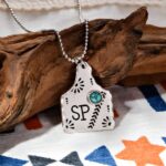 Carry Wisdom and Hope – Custom Cow Tag Turquoise Necklace – A Meaningful Keepsake for Loved Ones - Image 3
