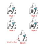 Carry Wisdom and Hope – Custom Cow Tag Turquoise Necklace – A Meaningful Keepsake for Loved Ones - Image 6