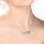 Embrace Elegance – Lace-Detail Name Necklace – A Cherished Keepsake for Her - Image 14
