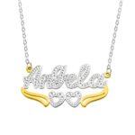Embrace Elegance – Lace-Detail Name Necklace – A Cherished Keepsake for Her - Image 4