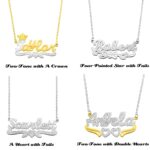 Embrace Elegance – Lace-Detail Name Necklace – A Cherished Keepsake for Her - Image 5