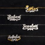 Embrace Elegance – Lace-Detail Name Necklace – A Cherished Keepsake for Her - Image 7
