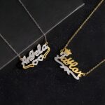 Embrace Elegance – Lace-Detail Name Necklace – A Cherished Keepsake for Her - Image 8