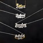 Embrace Elegance – Lace-Detail Name Necklace – A Cherished Keepsake for Her - Image 10