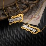 Embrace the Flow of Love – Wave-Shaped Name Necklace – A Cherished Treasure for Her - Image 5