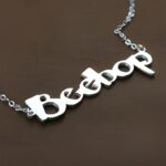 Embrace Your Story – Sterling Silver Letter Name Necklace – A Chic Statement for Her - Image 4